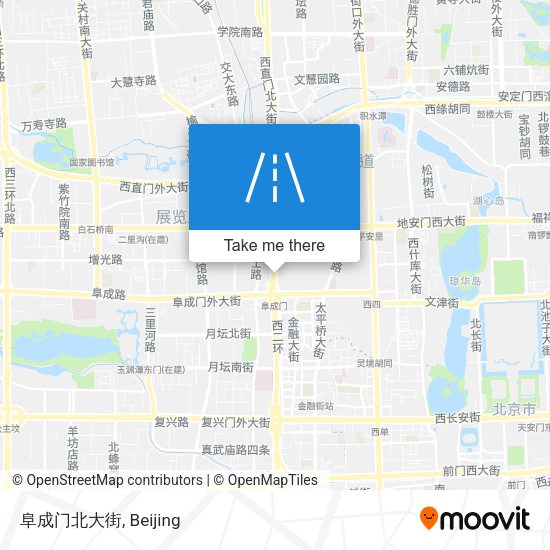 阜成门北大街 map