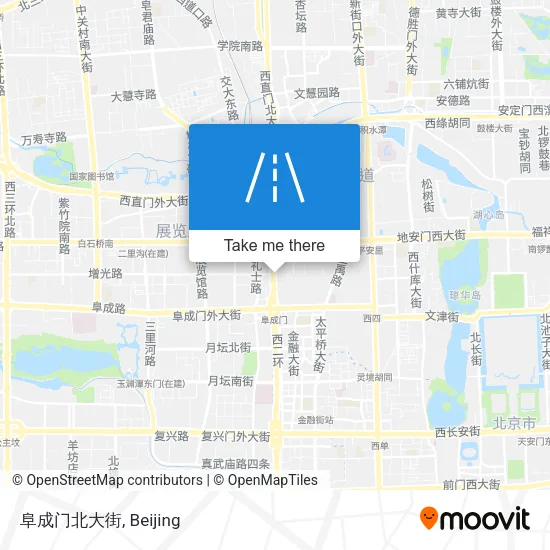 阜成门北大街 map