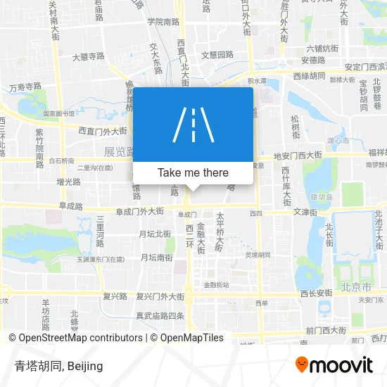 青塔胡同 map