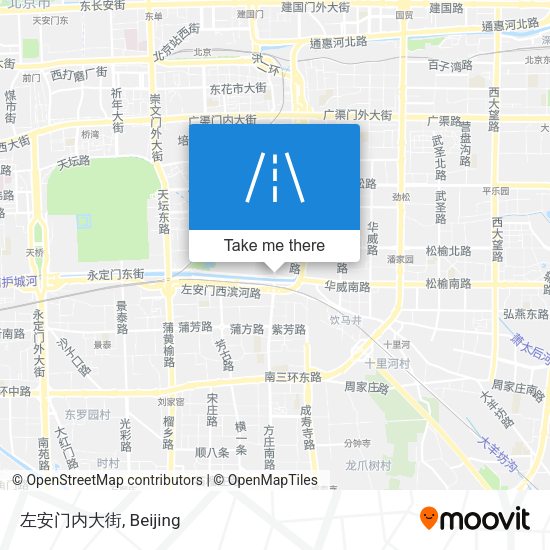 左安门内大街 map