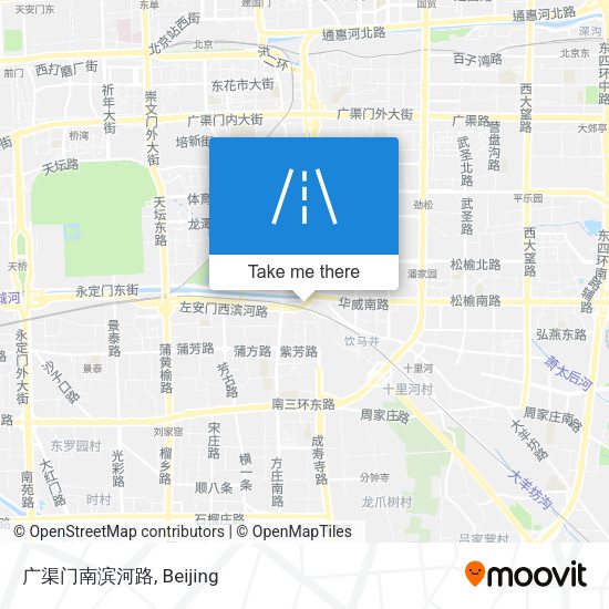 广渠门南滨河路 map
