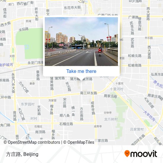 方庄路 map