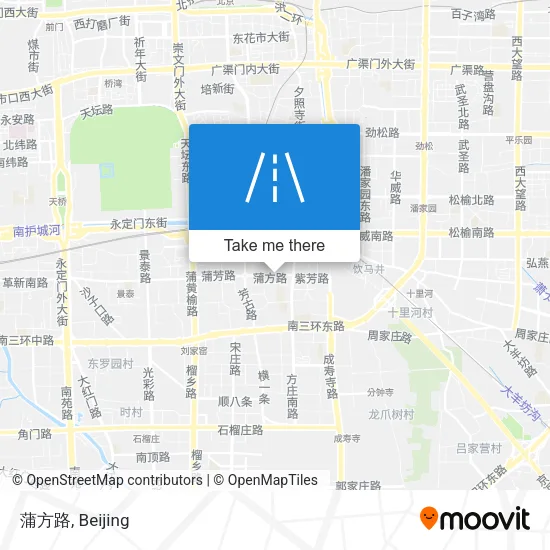 蒲方路 map