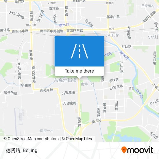 德贤路 map