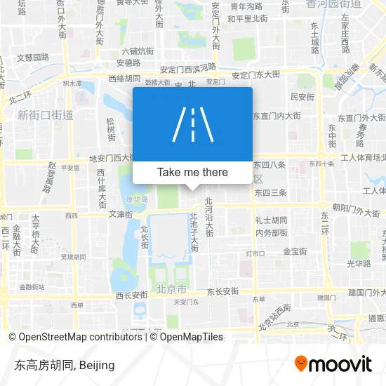 东高房胡同 map