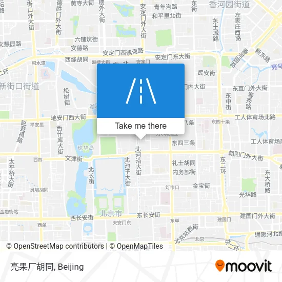 亮果厂胡同 map