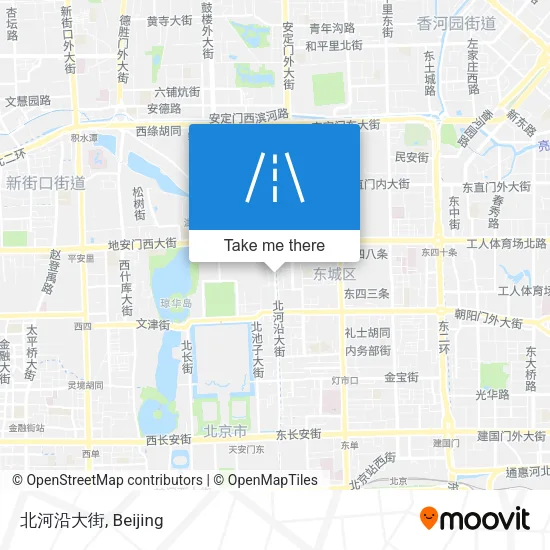 北河沿大街 map