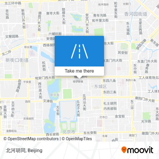 北河胡同 map