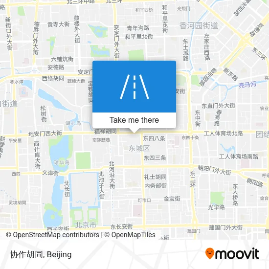 协作胡同 map