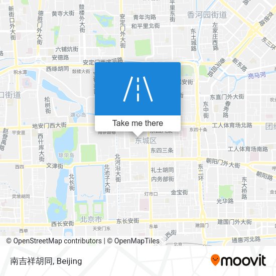 南吉祥胡同 map