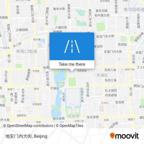 地安门内大街 map