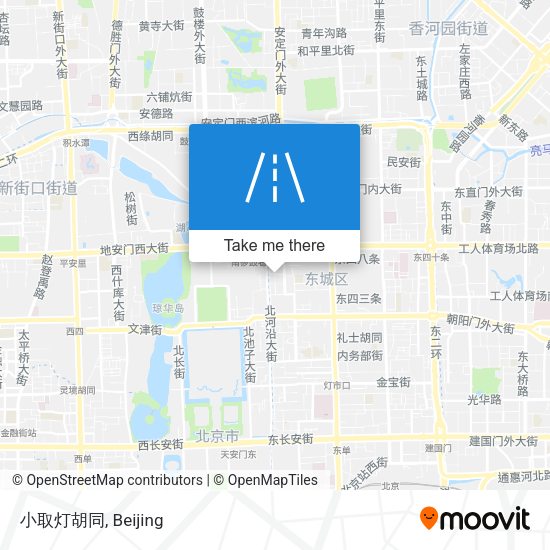 小取灯胡同 map