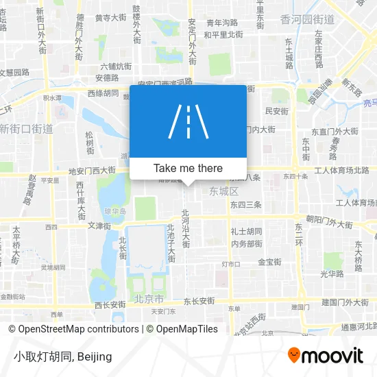 小取灯胡同 map