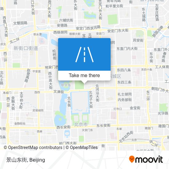 景山东街 map