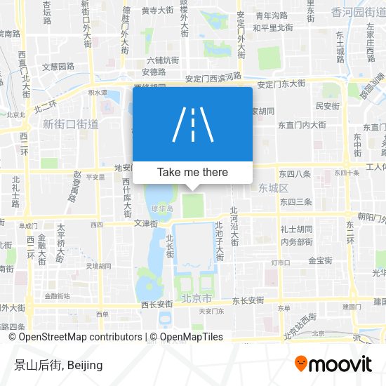 景山后街 map