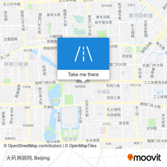 火药局胡同 map