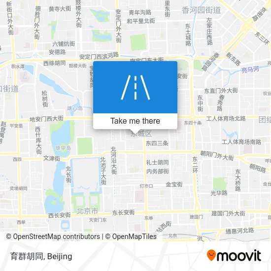 育群胡同 map