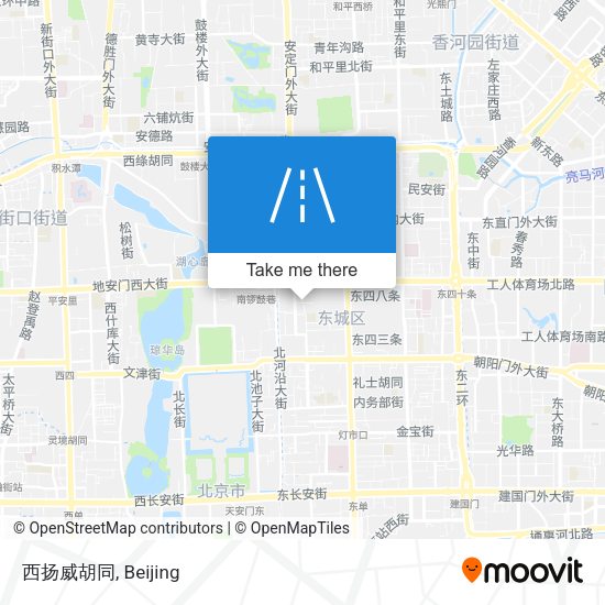 西扬威胡同 map