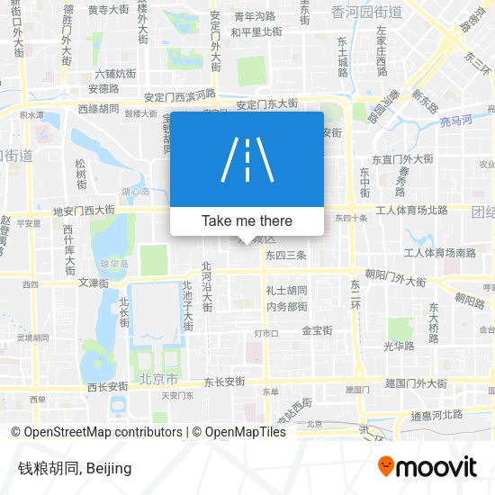 钱粮胡同 map