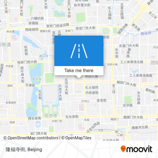 隆福寺街 map