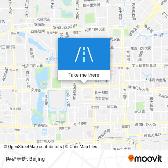 隆福寺街 map