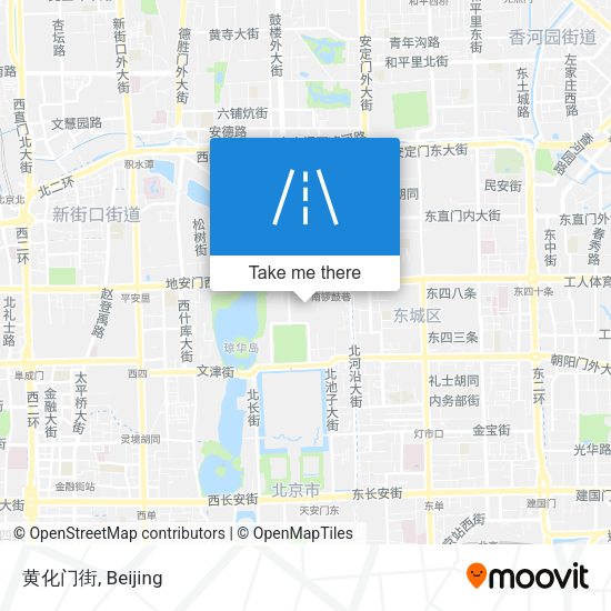 黄化门街 map