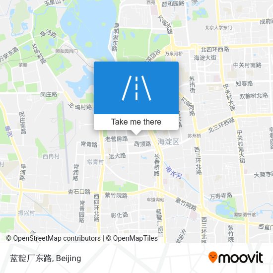 蓝靛厂东路 map