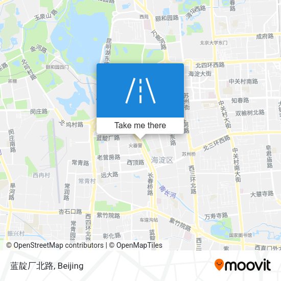 蓝靛厂北路 map