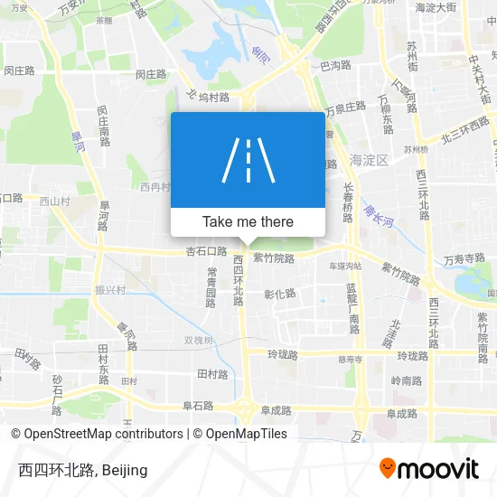 西四环北路 map