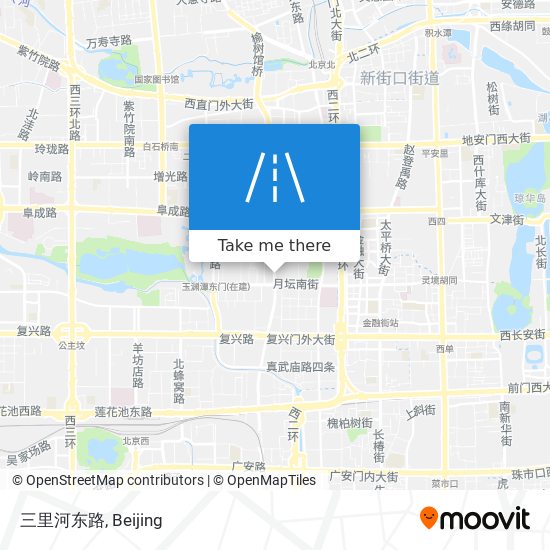 三里河东路 map