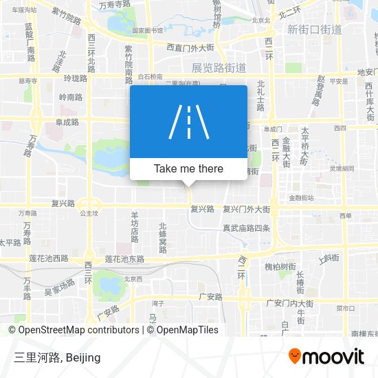 三里河路 map