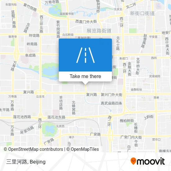 三里河路 map