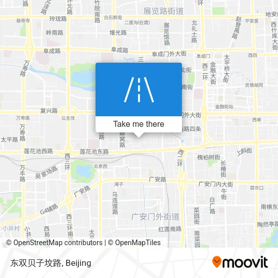东双贝子坟路 map