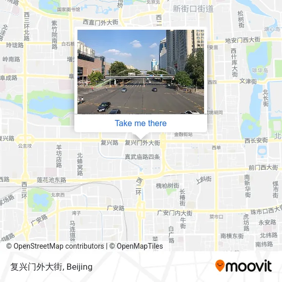 复兴门外大街 map