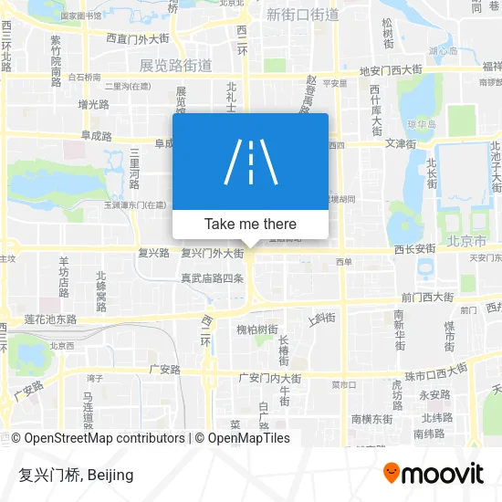 复兴门桥 map
