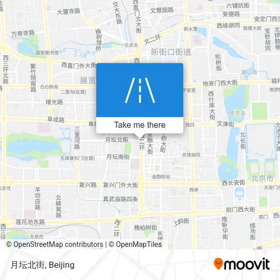 月坛北街 map
