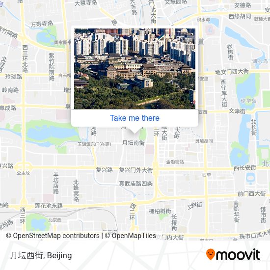 月坛西街 map