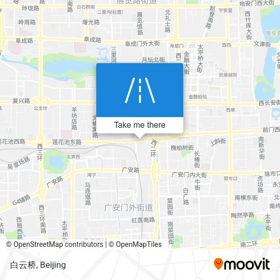 白云桥 map