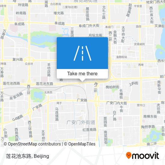 莲花池东路 map