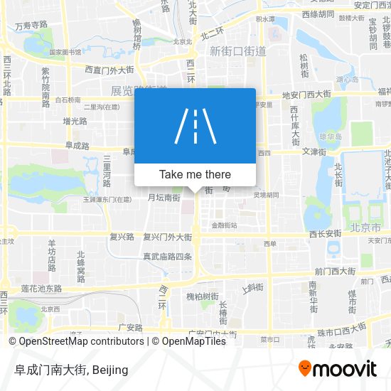 阜成门南大街 map