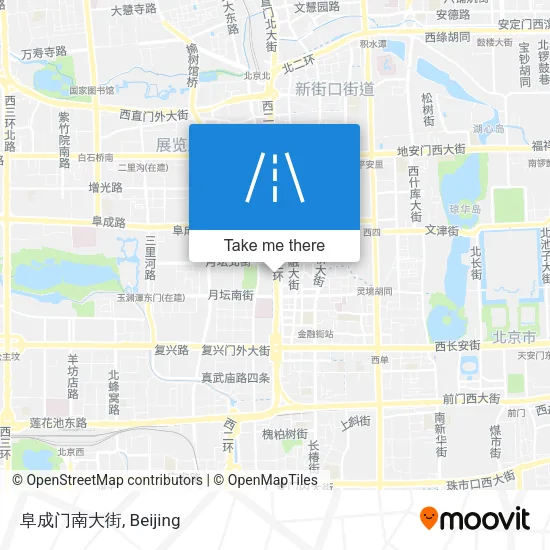 阜成门南大街 map