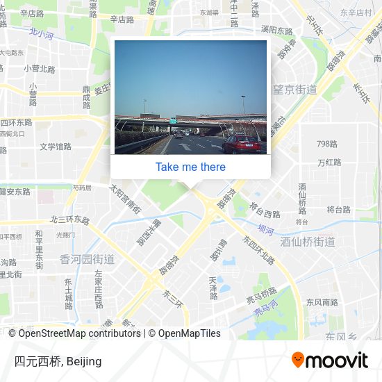 四元西桥 map