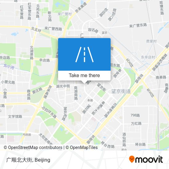 广顺北大街 map