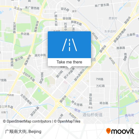 广顺南大街 map