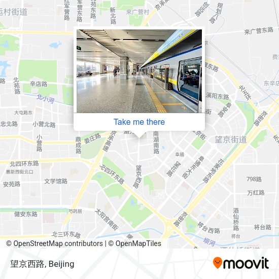 望京西路 map