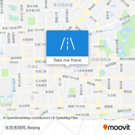 东营房胡同 map