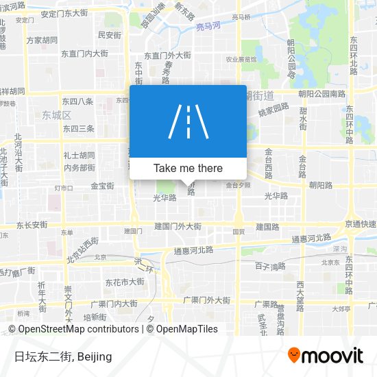 日坛东二街 map
