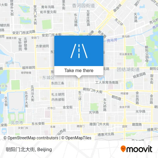 朝阳门北大街 map
