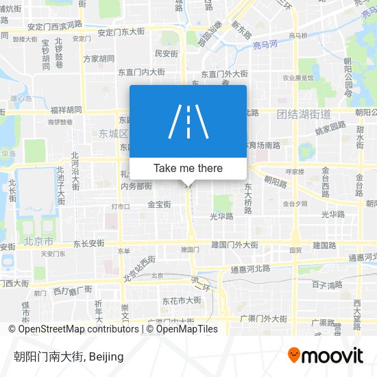 朝阳门南大街 map