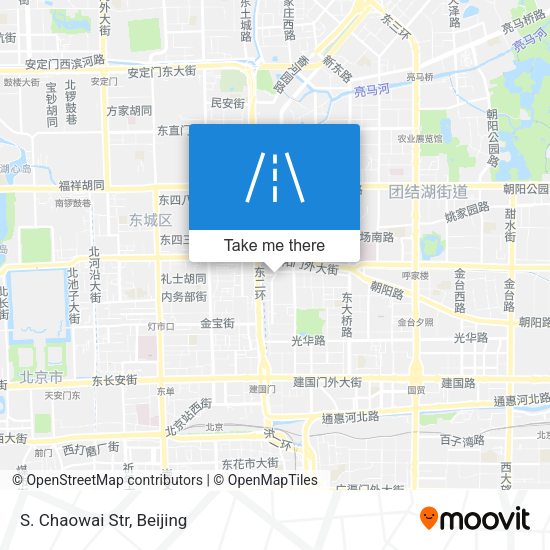 S. Chaowai Str map